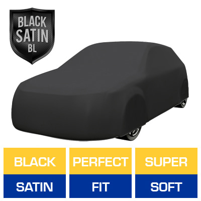 Black Satin BL - Black Car Cover for Kia Forte5 2012 Hatchback 5-Door